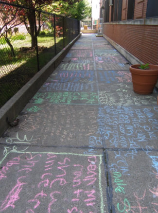 ac chalk sidewalk 325 | MiddleWeb