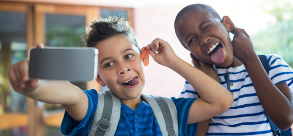 Playful-classmates-taking-self 600 | MiddleWeb