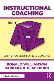 instructional coaching cvr rw bb | MiddleWeb Book cover for 'Instructional Coaching from A to Z' featuring a purple A–Z cube on a yellow background by Williamson and Blackburn.